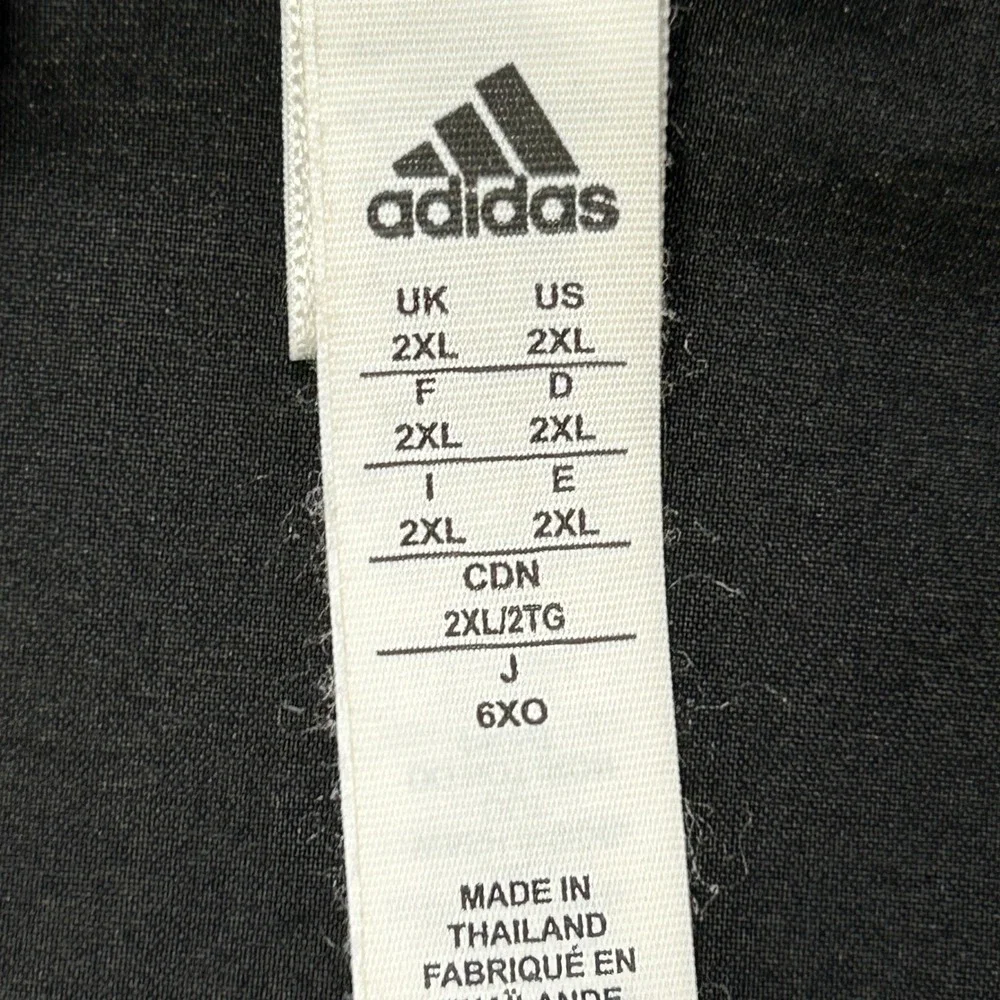 Adidas Black Gray Full Zip Windbreaker Jacket Color Block design raglan sleeves